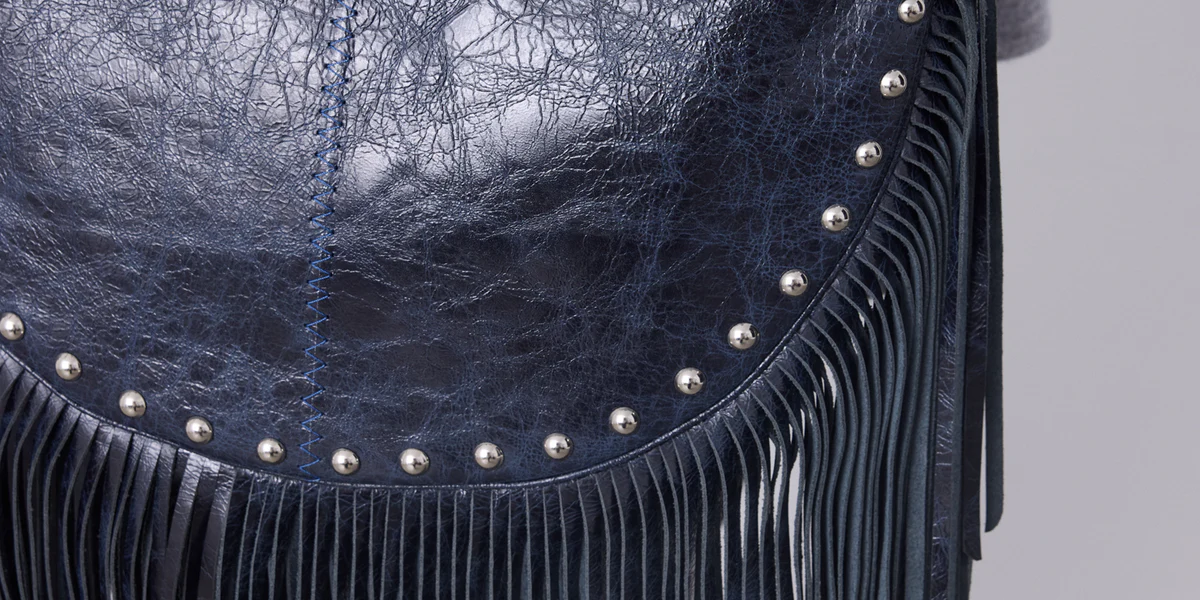 Bags with Unique Finishes Metallic, Textures, Fringe
